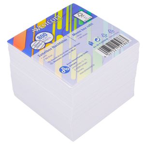Nachfüller für Zettelbox Nachfüllpapier 800 Blatt weißes Papier Notizzettel