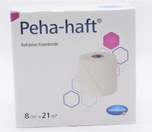 Hartmann Peha-haft® latexfrei Fixierbinde - 1 Stück - 8 cm x 21 m | Packung (1 Stück)