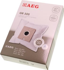 AEG Staubsaugerbeutel, Staubbeutel GR50S für Berry AB 34..., Smart 3... - 900166979