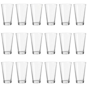 Leonardo Ciao Becher Groß 18er Set, Trinkglas, Wasserglas, Saftglas, Glas, 300 ml, 17206
