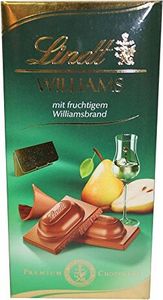 Lindt Williams Schokolade mit Williams Birnenbrand Füllung 100g 4er Pack Lindt Williams Schokolade mit Williams Birnenbrand Füllung 100g 4er Pack