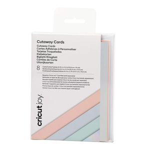 Cricut Joy Cut-Away Cards Series A2 (10,8 x 14 cm) 8-pack, CT AWAY CRD:Pastelový vzorník