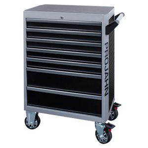 PROJAHN Bestückter Werkstattwagen GALAXY schwarz/silbergrau, 171tlg, PR5501-211
