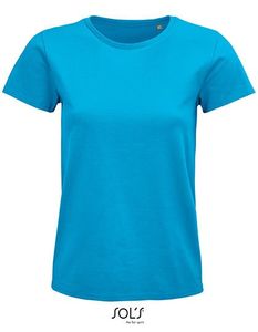 SOLS Dámské tričko Heavy Organic 03579 Turquoise Aqua XL