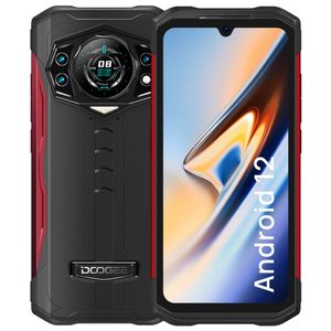 DOOGEE S98 Outdoor Handy Ohne Vertrag 8GB+256GB Helio G96 64MP+20MP Nachtsicht Smartphone 6.3”FHD+ 6000mAh IP68 Wasserdicht, Rot