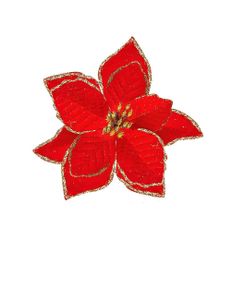 INF Vianočné hviezdy umelé kvety Vianočná dekorácia 12-balenie Červená