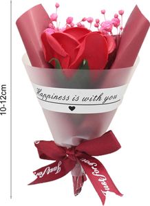 1 Stück reichhaltige Schaumseife, Rose, Blume, perfekte Verpackung, dekoratives schönes Aussehen, duftende Blumen, Seife, Heimdekoration
