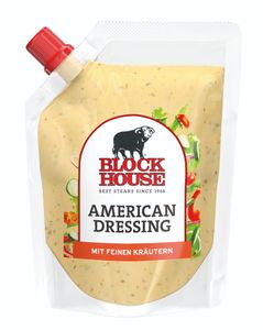 BLOCK HOUSE Salatdressing AMERICAN, 250ml Folienbeutel