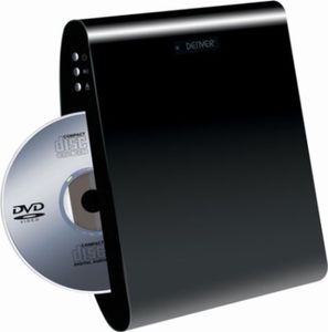 DENVER DVD-Player DWM-100USB, schwarz