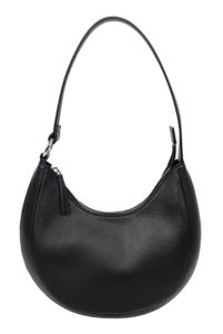 CINQUE Leder Handtasche Schultertasche Aveline Satchel Black schwarz