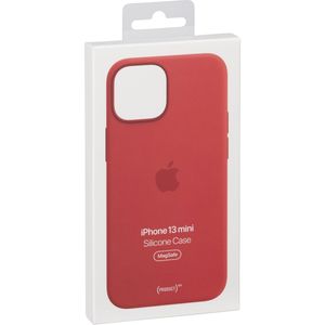 Apple iPhone 13 mini Silicone Case, MagSafe  (PRODUCT)RED