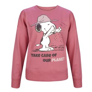 Peanuts Snoopy Damen Sweater Sweatshirt Pullover Cradle to Cradle, Größe Damen:XXL