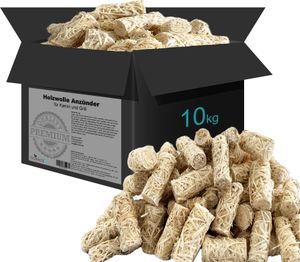 10 kg Grillanzünder Holzwolle ca. 800 Stck