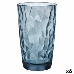 Szklanka do napojów Bormioli Rocco Diamond Blue 470 ml (6 szt.)