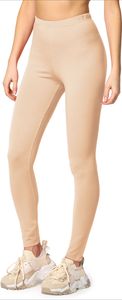 Merry Style Damen Lange Leggings aus Baumwolle MS10-198 (Nude,XL)