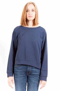 Gant Damen  Pullover Sweatshirt mit Rundhalsausschnitt, langarm, Größe:XS, Farbe:Blau