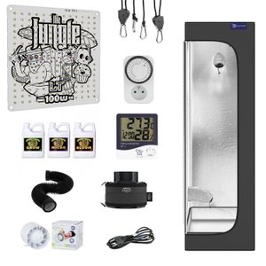 Growbox-Set Galaxyfarm Luna Lite 40x40x130cm + LED The Jackson LITE 100W