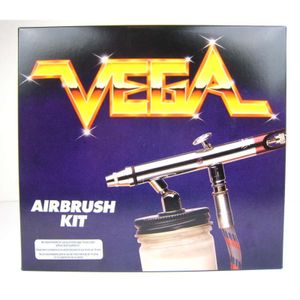 Vega 2000 Airbrushpistole Double-Action Schlauch Saugsystem Airbrush Pistole