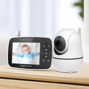 Babyphone mit Kamera LCD HD 720P, Zwei-Wege-Audio, Temperatur, Alarm Gegensprech Digital kabellose Überwachungskamera