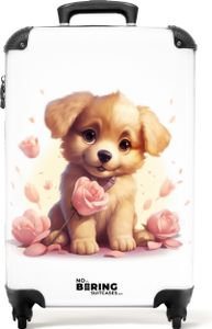NoBoringSuitcases.com® - Kufr Dog - Cestovný kufor Trolley Girl - 55x35x25Kufr do ruky 55x35x20 cm, 36L, NoBoringSuitcases.com® - Kufr Dog - Cestovný kufor Trolley Girl - 55x35x25Kufr do ruky 55x35x20 cm, 36L,