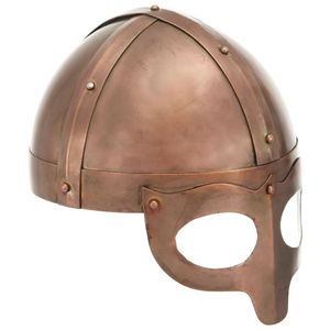 Duolm Wikinger-Helm Antik Replik LARP Kupfern Stahl