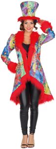 Pfau Fasan Kostüm Zirkus Mantel für Damen, Größe:42