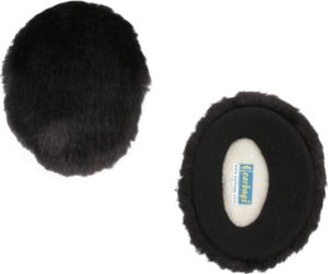(( earbags | FASHION Ohrenwärmer , Fell schwarz, L