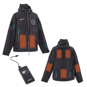 AREBOS Battery Zimná bunda Športová bunda Vonkajšia bunda Zateplená termo bunda XL