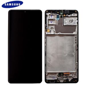 Original Samsung Galaxy A42 5G A426B GH82-24375A / GH82-24376A Bildschirm LCD Display Touch Screen Digitizer (Service Pack) Schwarz