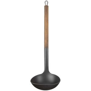 ORION Schöpflöffel Suppenkelle Soßenkelle WOODEN thermoplastisch mit Aufhängeöse