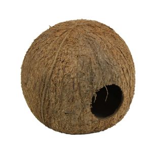 JBL Cocos Cava Größe L 3/4 Kokosnuss-Schale als Höhle für Aquarien und Terrarien