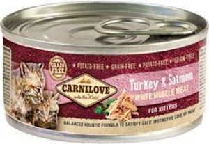 Konzerva CARNILOVE WMM Turkey & Salmon for Kittens
