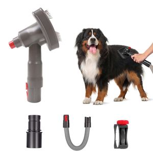 Haustierpflege-Werkzeugset, kompatibel mit Dyson-Staubsaugern, Hundebürsten-Staubsaugeraufsatz für V6/7/8/10/11/15, geeignet für mittel- und langhaarige Hunde