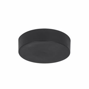 Abdeckkappe / Baldachin Zipdesign Medium mit 0-7 Lampenpendel Ø 120 mm, Höhe 30 mm | schwarz RAL9005 matt