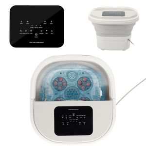 Yakimz Fussbadewanne mit LCD Wasser 4 in 1 Fußmassagebad Fußbad Massagegerät