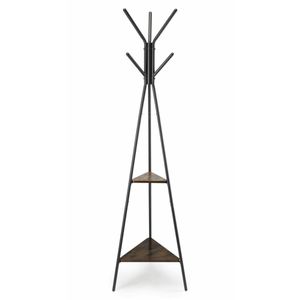 Kleiderständer Loft 49x49x179 cm schwarz braun Flur Dekoration