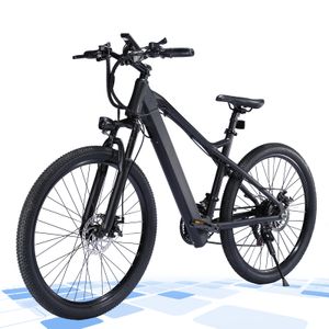 E Bike Elektrofahrrad E-Mountainbike 26 Zoll E-Bike Pedelec Elektrisches Fahrrad mit 36V/7.5AH, Stoßdämpfer und Shimano 21,E-montenbike herren