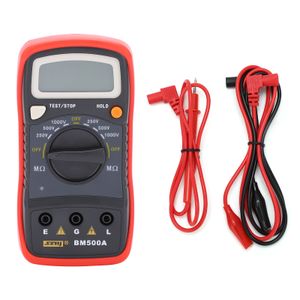 BM500A 1000 V LCD Tester odporu Digitální měřič izolačního odporu Megohmmeter