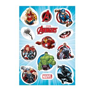 Essbare Mini-Tortenaufleger Avengers Hulk Thor Iron Man für Cupcakes und Muffins