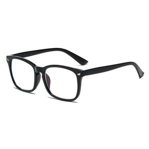 Lesebrille Blaulichtfilter Brille Computerbrille für Damen und Herren, +1.0 Dioptrien Matt-schwarz