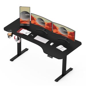 SANODESK QS1 160x75cm Elektryczne biurko z regulacją wysokości, funkcją pamięci i timera, zabezpieczeniem antykolizyjnym, hakiem o udźwigu 60 kg (czarny) SANODESK QS1 160x75cm Elektryczne biurko z regulacją wysokości, funkcją pamięci i timera, zabezpieczeniem antykolizyjnym, hakiem o udźwigu 60 kg (czarny)