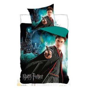 Harry Potter Bettwäsche Hogwarts Wappen 2tlg 135 x 200 cm 80 x 80 cm