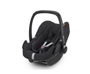 Maxi-Cosi Pebble Plus i-Size Babyschale, Gruppe 0+ Autositz für Babys, inkl. Sitzverkleinerer, nutzbar ab der Geburt bis ca. 12 Monate (0-13 kg / 45-75 cm), Black - Schwarz