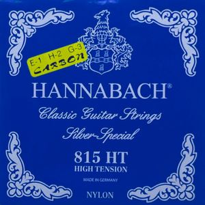 Hannabach 815HTC silver special - high (blau) mit Carbondiskant
