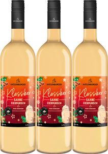 Katlenburger Sahne - Eierpunsch Süß Fruchtweinpunsch 750ml 3er Pack