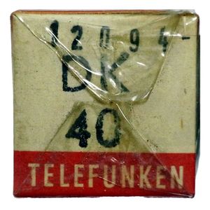 Radioröhre DK40 Telefunken ID14469