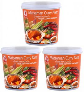 3er-Pack COCK Matsaman Currypaste (3x 400g) | Matsaman Curry Paste