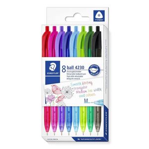 STAEDTLER biros ball 4230 M 8-pack kartónové puzdro