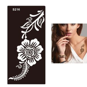 Henna Tattoo Schablone Airbrush Stencil Blume