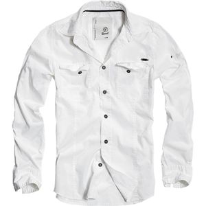 Pánská košile Brandit Slim Worker Shirt white - M
